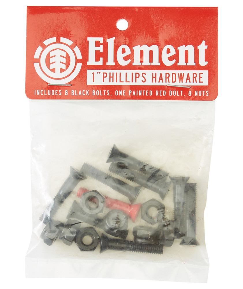 ELEMENT 1 inch Phillips Head Skateboard Truck Mounting Hardware