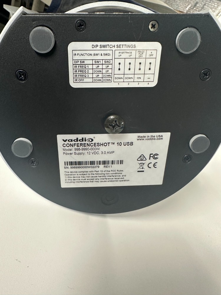 vaddio camera 998-9990-000W