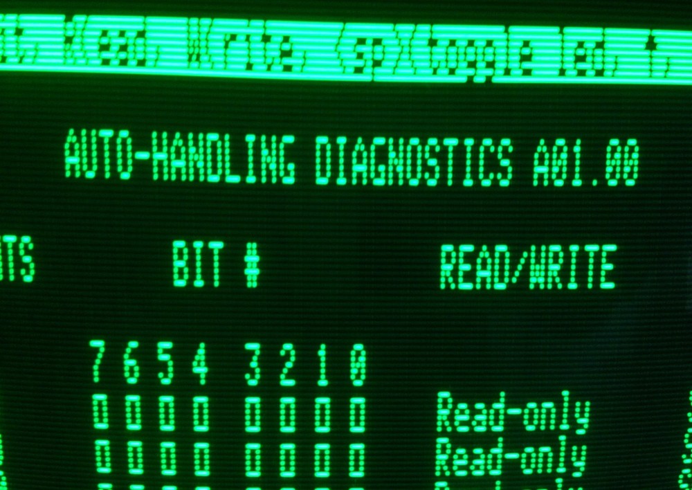 Auto Handling Diagnostics A01.00 / Apple III Home Computers