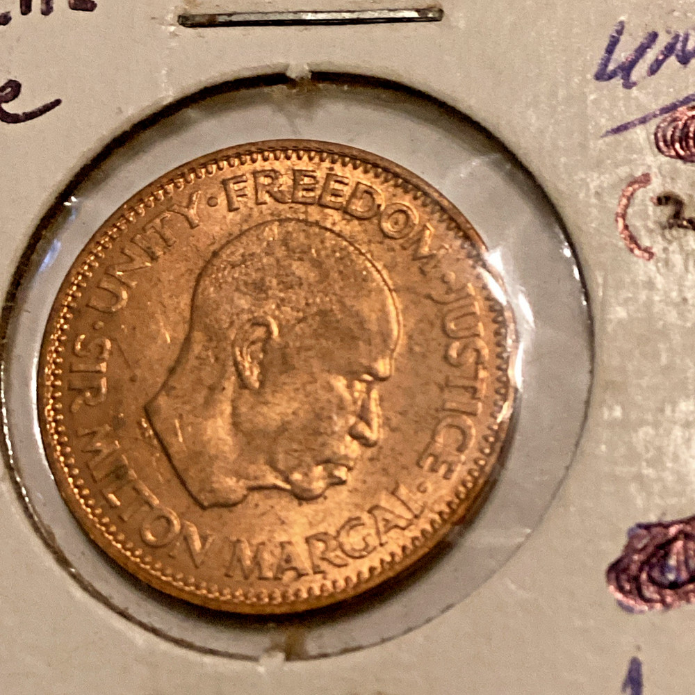 1964 Sierra Leone Cent and Half Cent 2 coins