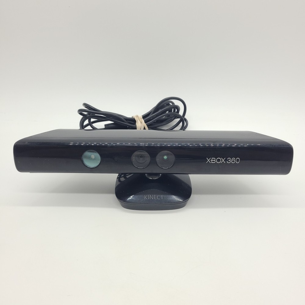 Microsoft Xbox 360 Kinect Sensor Bar Model 1414 Sensor Bar With 2 Games - Black