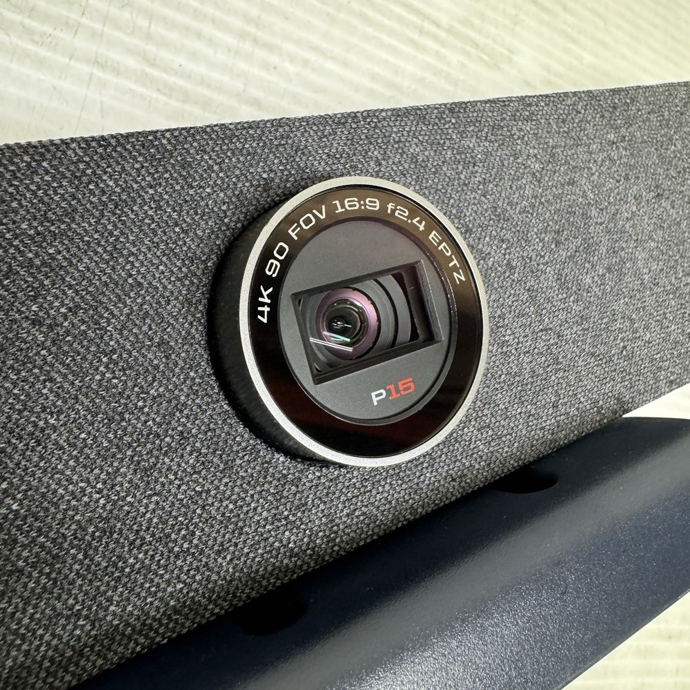 Poly Studio P15 Personal Video Bar 4K Camera Microphone Conference Speaker