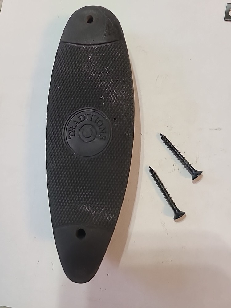 Traditions Buckhunter InLine  Muzzleloader Buttpad With Screws Black Powder