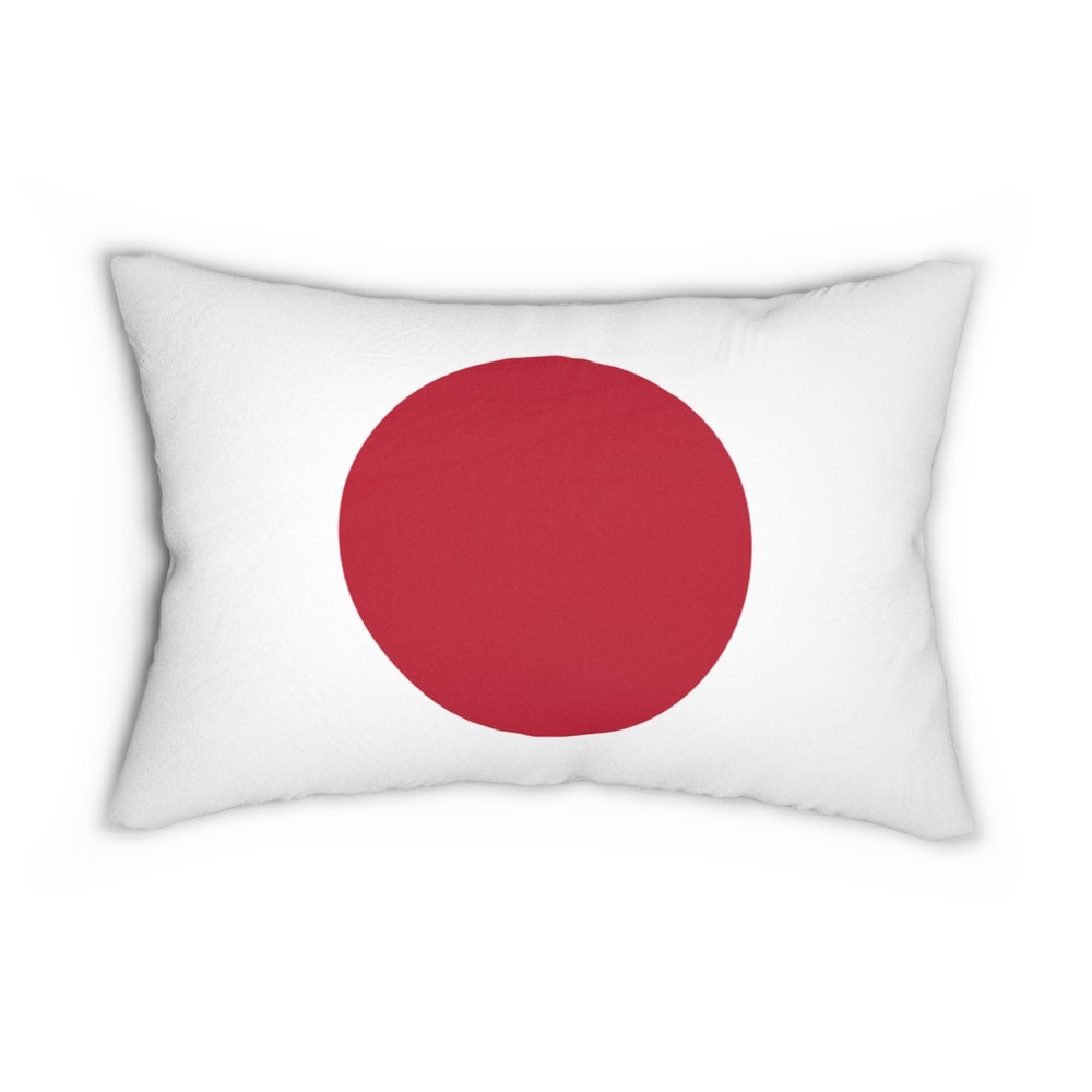 Japan Flag Lumbar Pillow