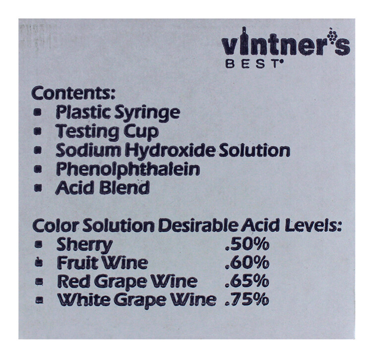Acid Test Kit - Vintner's Best