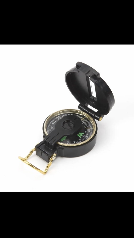 OZARK TRAIL LENSATIC COMPASS, BLACK