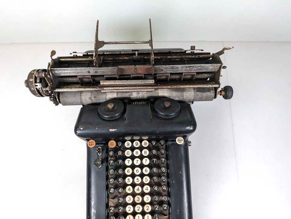 Rare Vintage Burroughs Adding Machine 3-754854