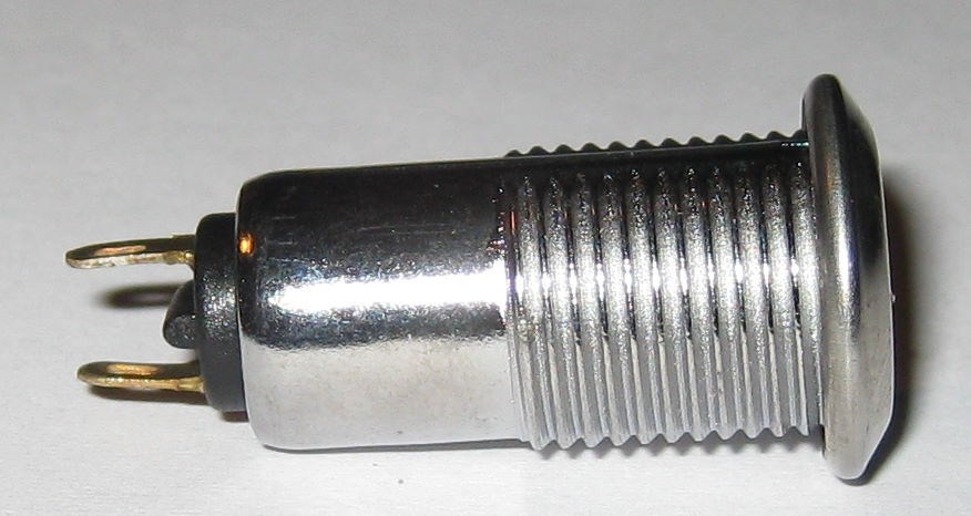 SPST Rotary Keylock Switch - 2 Position Switchlock - 1/2" Diameter Panel Mount