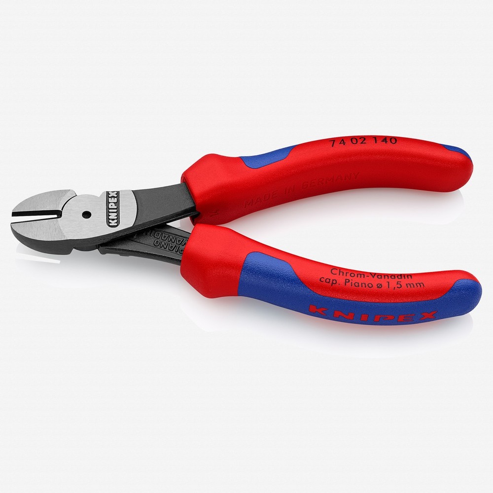 Knipex 5.5" High Leverage Diagonal Cutters - MultiGrip