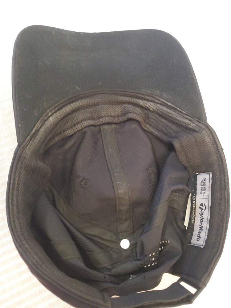 TaylorMade TP5 Black Vented Golf Hat Cap Adjustable