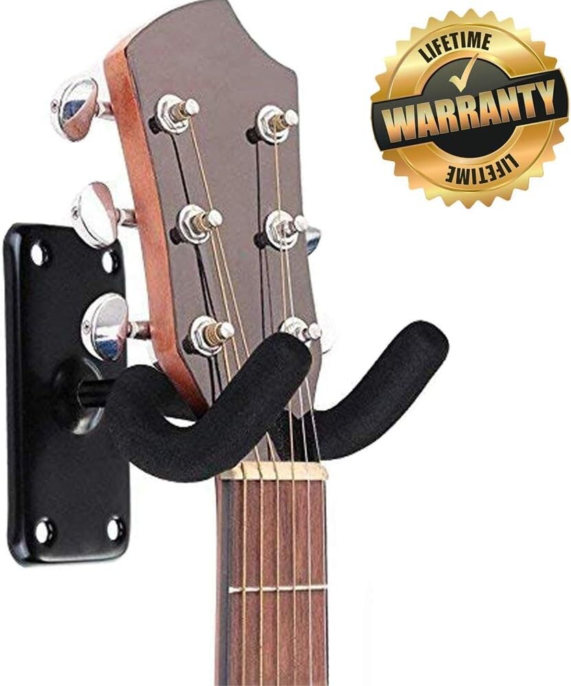 Multi-Compatibility Guitar Hanger Hook for Visually Showcasing Your Instruments