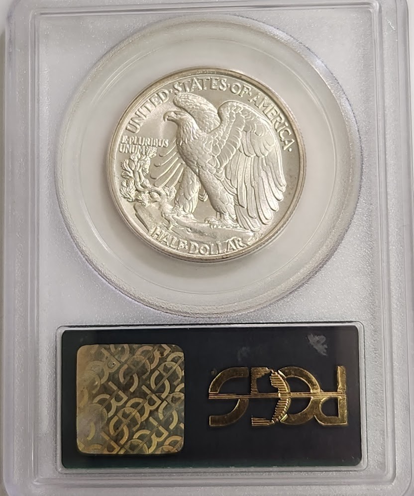 1943 Walking Liberty Half Dollar PCGS 64 OGH