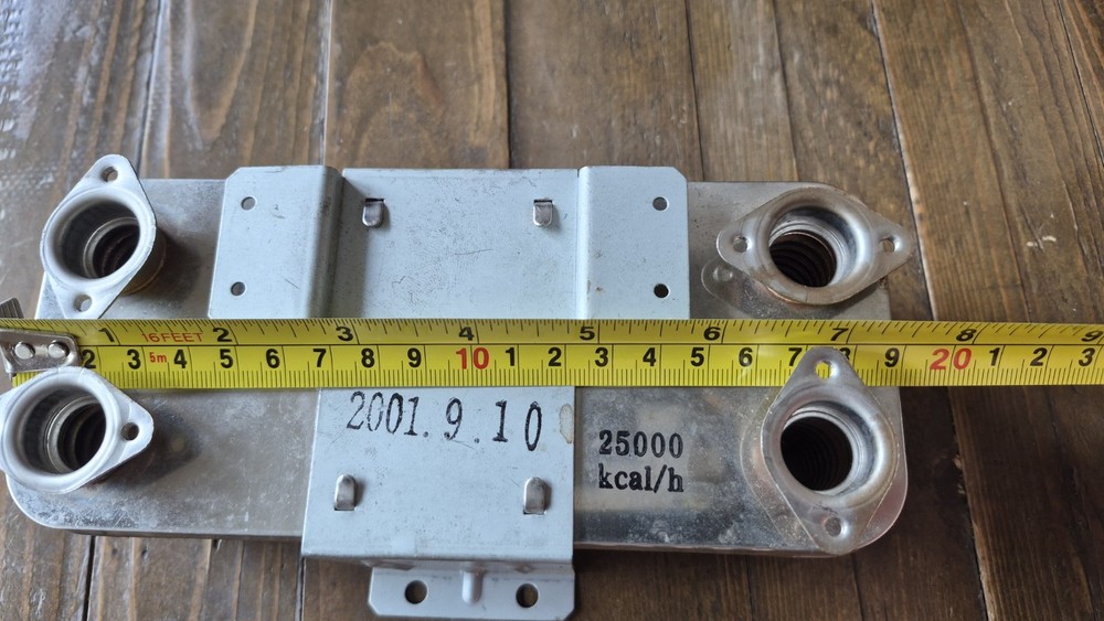 Gas Boiler 18 Plate Copper Brazed Heat Exchanger Of Unknown Orgin