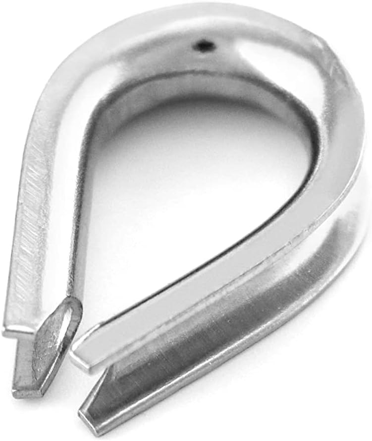 Wire Rope Thimble M6 Stainless 20 Pack New