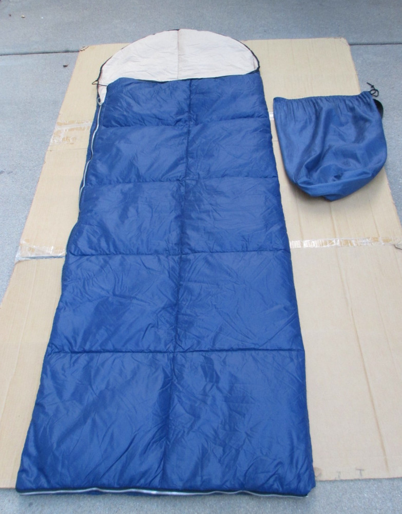 Blue Down Sleeping Bag