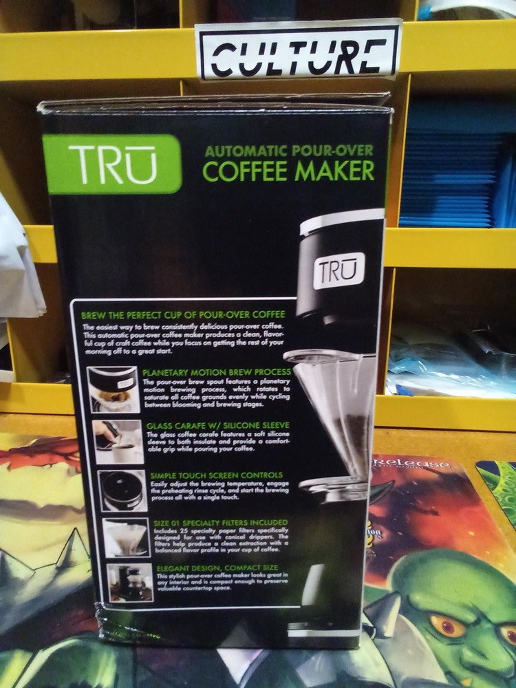 TRU Automatic Pour-Over Coffee Maker NEW