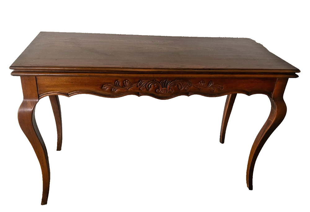 Vintage Expanding Extension Dining Table, Console with five leaves By Extensole