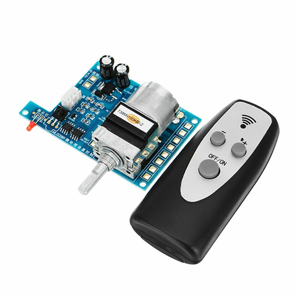 9V Infrared Remote Control Volume Control Board Pre AMP Motor Potentiometer