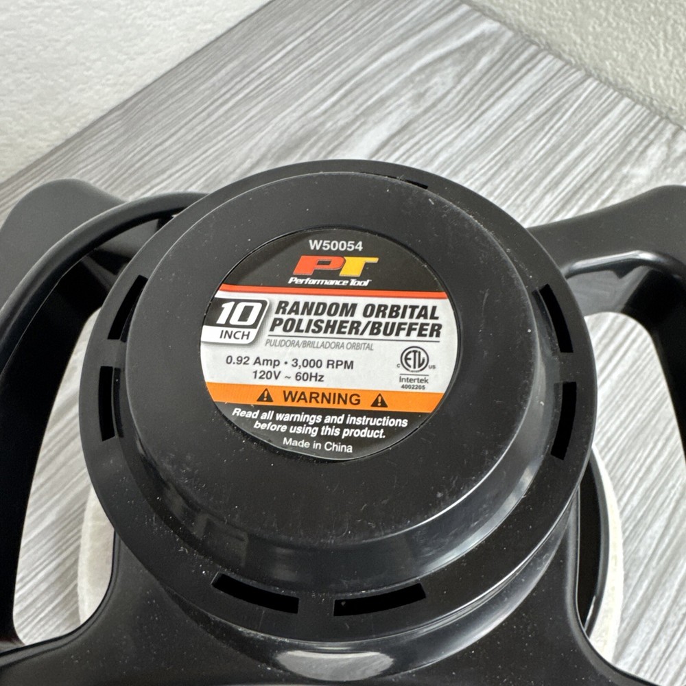 Wilmar Performance Tool W50054 10" Automobile Random Orbital Polisher Buffer