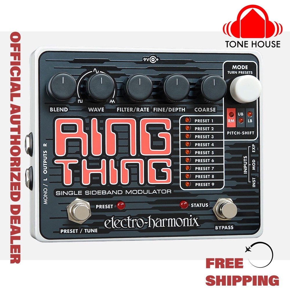 Electro-Harmonix Ring Thing Single Sideband Ring Modulator Pedal – New
