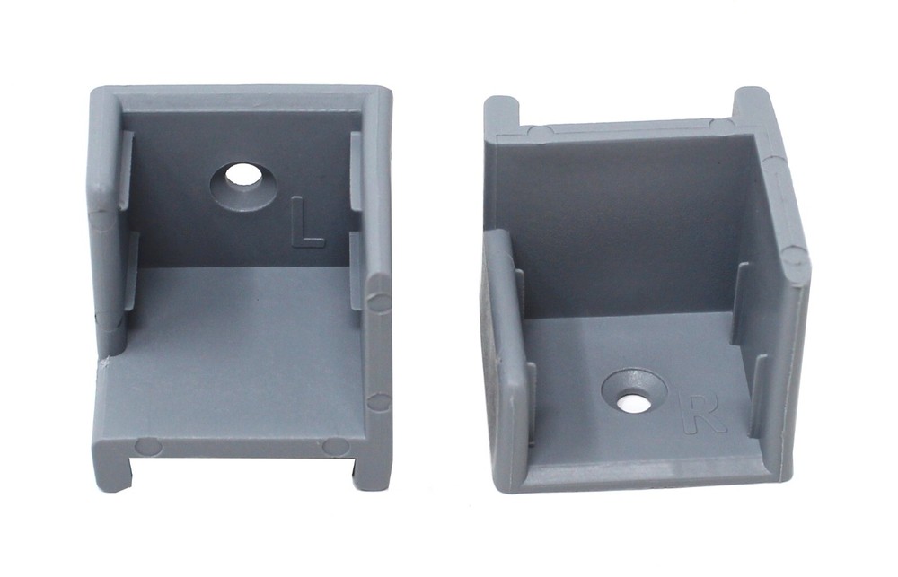 Grey Left & Right Hand Hinge Pontoon Door Stop Kit