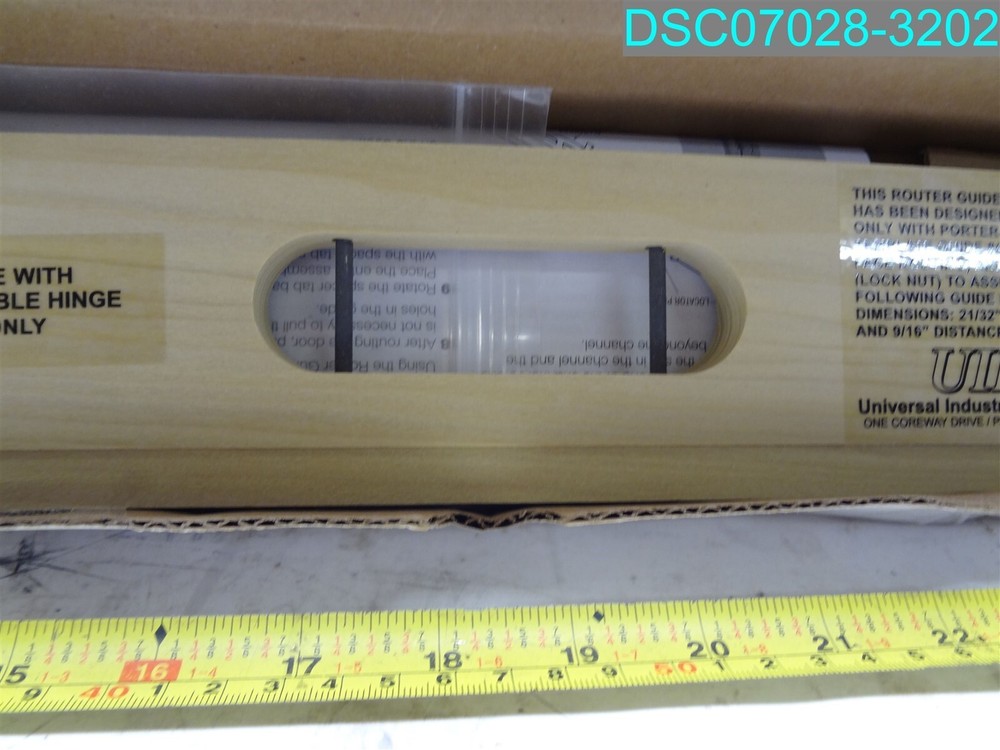 SOSS INVISIBLE HINGE ROUTER GUIDE INSTALLATION TEMPLATE 7033