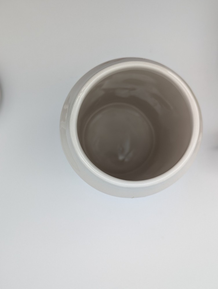 Rae Dunn Ceramic "HAPPY EASTER" Canister Egg Decor Magenta