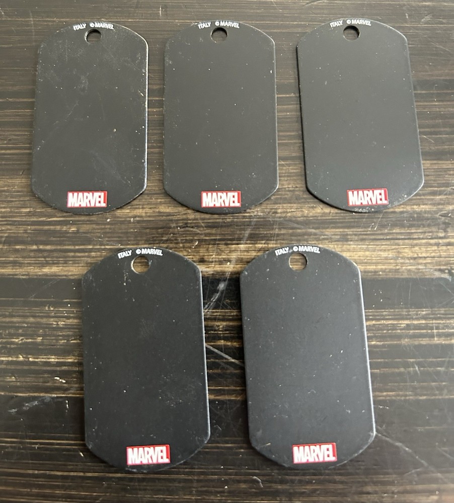 MARVEL Black Panther Wakanda Forever Blank Pet ID Tag 5 Pack