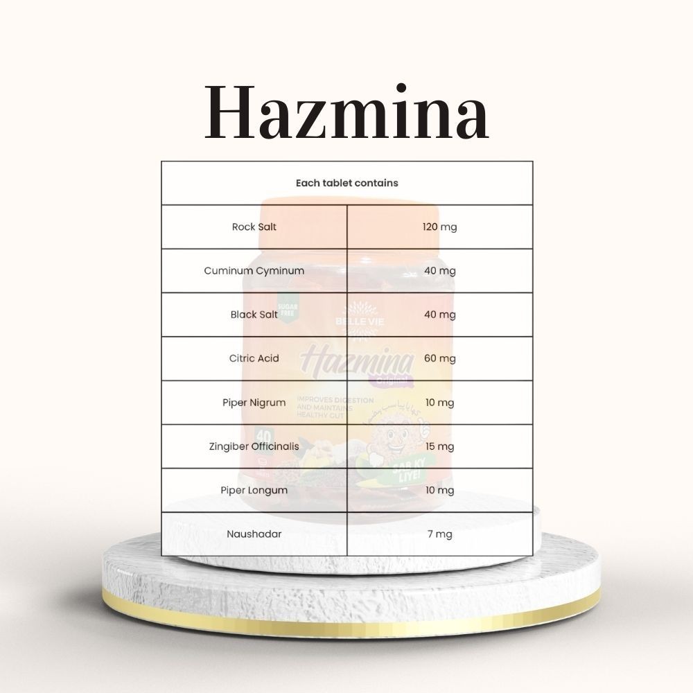 Hazmina Tablets Flavored Digestive Candy Tablets