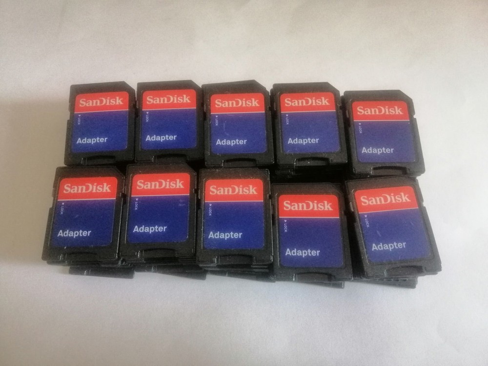 100pcs Micro SD to SD HC SDHC Memory Card Adapter Reader