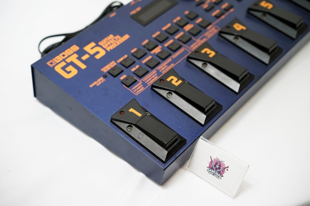 BOSS GT-5 Guitar Multi-Effects Processor Pedal Tested from Japan