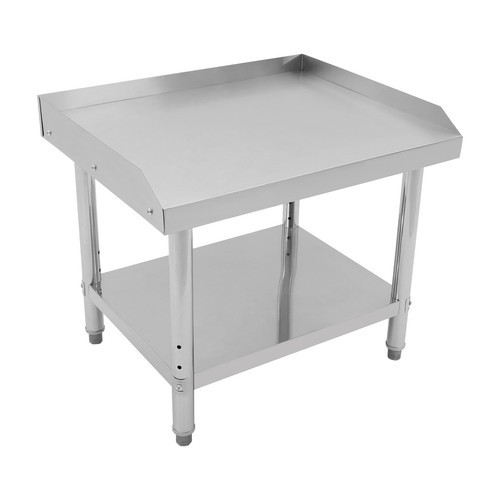 Commercial Work Table Adjustable Work Bench Kitchen Stainless Steel Prep Table