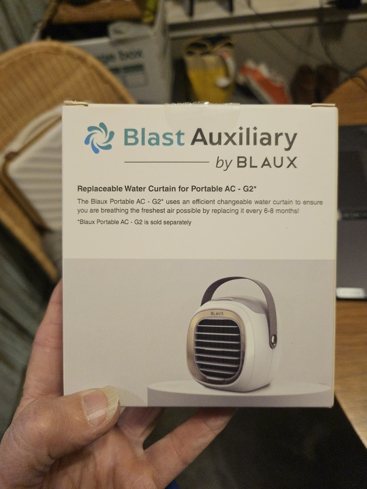 New In Box Blaux Auxiliary Portable AC -G2  Water Curtain Replacement
