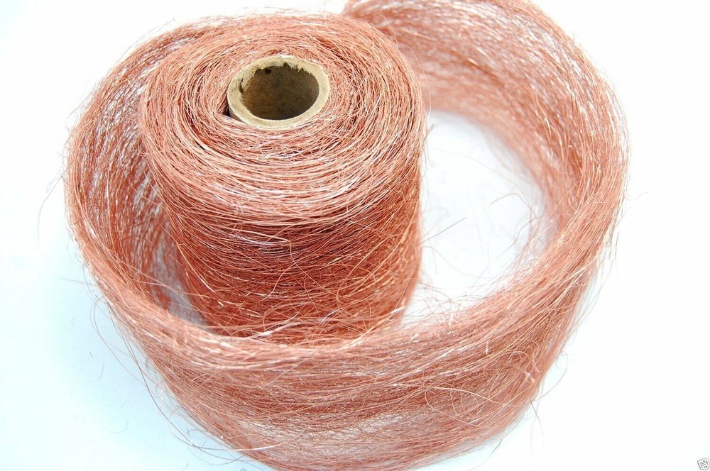 Copper Wool (COARSE Grade) - 1lb Roll - by Rogue River Tools. Made in USA!