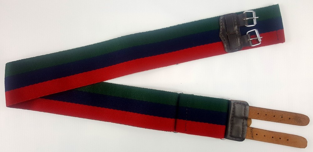 Red, Blue and Green Webbing Regiment Stable Belt