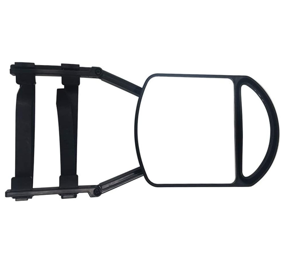1x Universal Clip-On Trailer Towing Mirror Adjustable Extendable Rearview Mirror