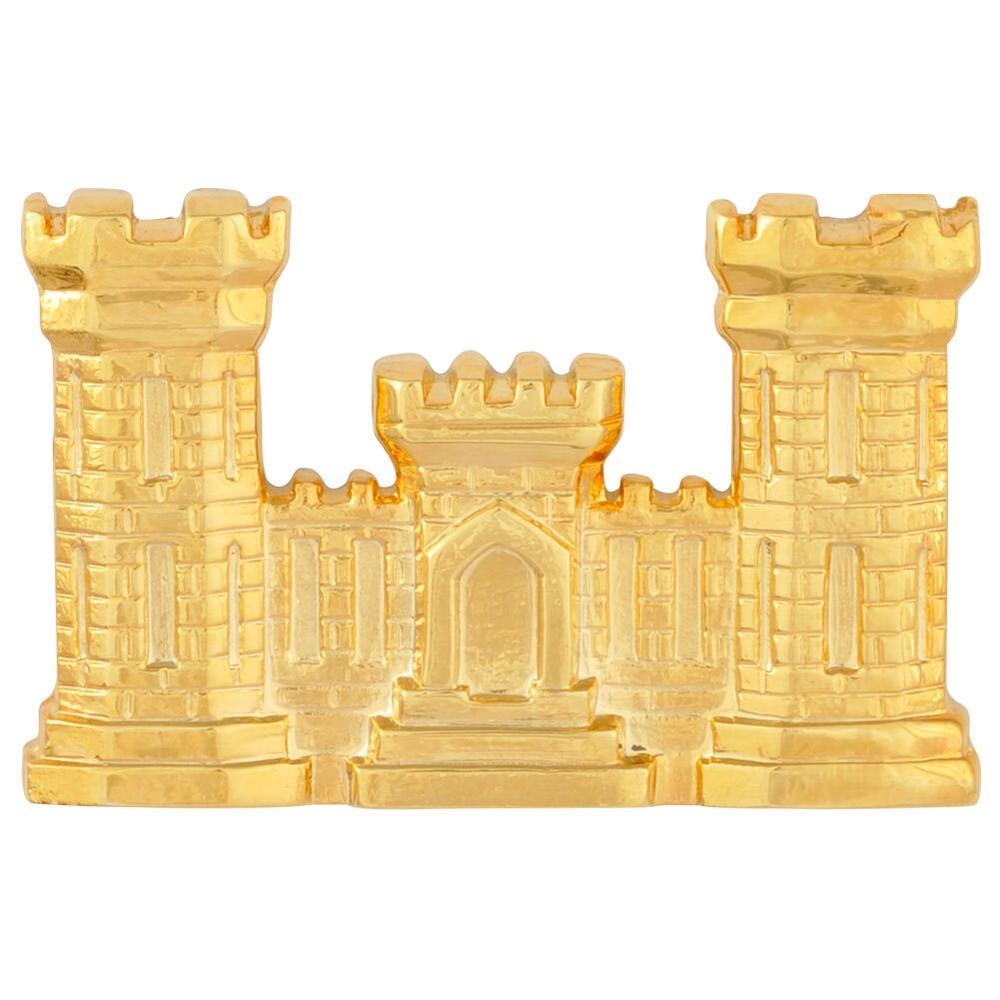 Army Officer Engineer Collar Insignia Pair