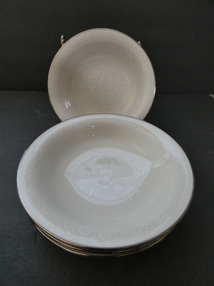 NORITAKE AFFECTION LOT 4 CEREAL BOWLS  7192
