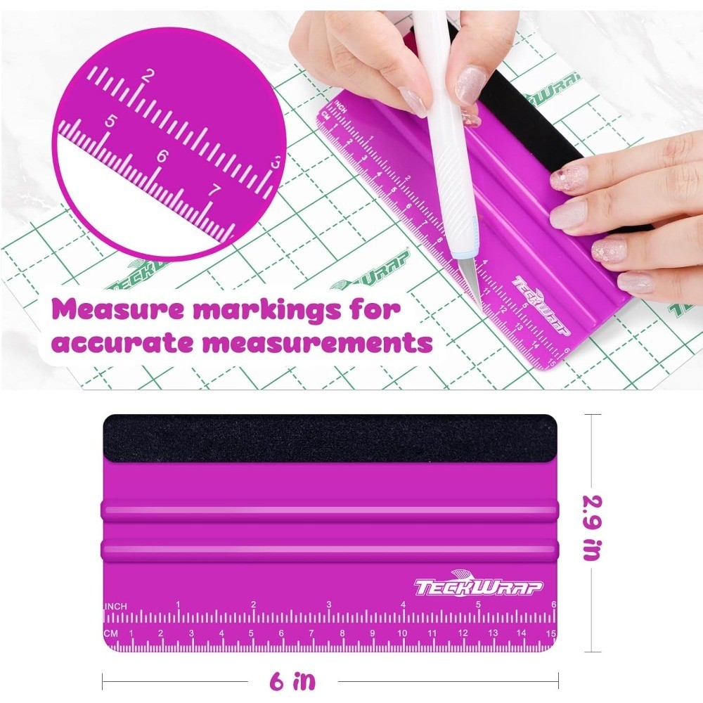 Professional Squeegee Tool for Vinyl Decals Application Inkjet Sticker Paper and