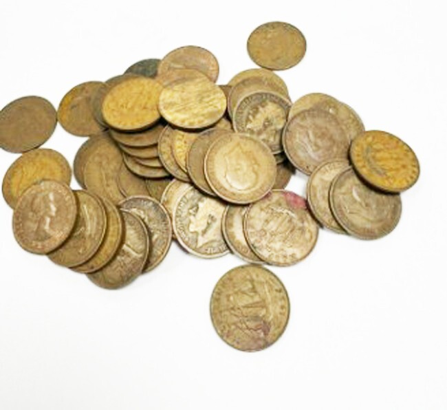 47 x Half Pennies Dated from 1908- 1967