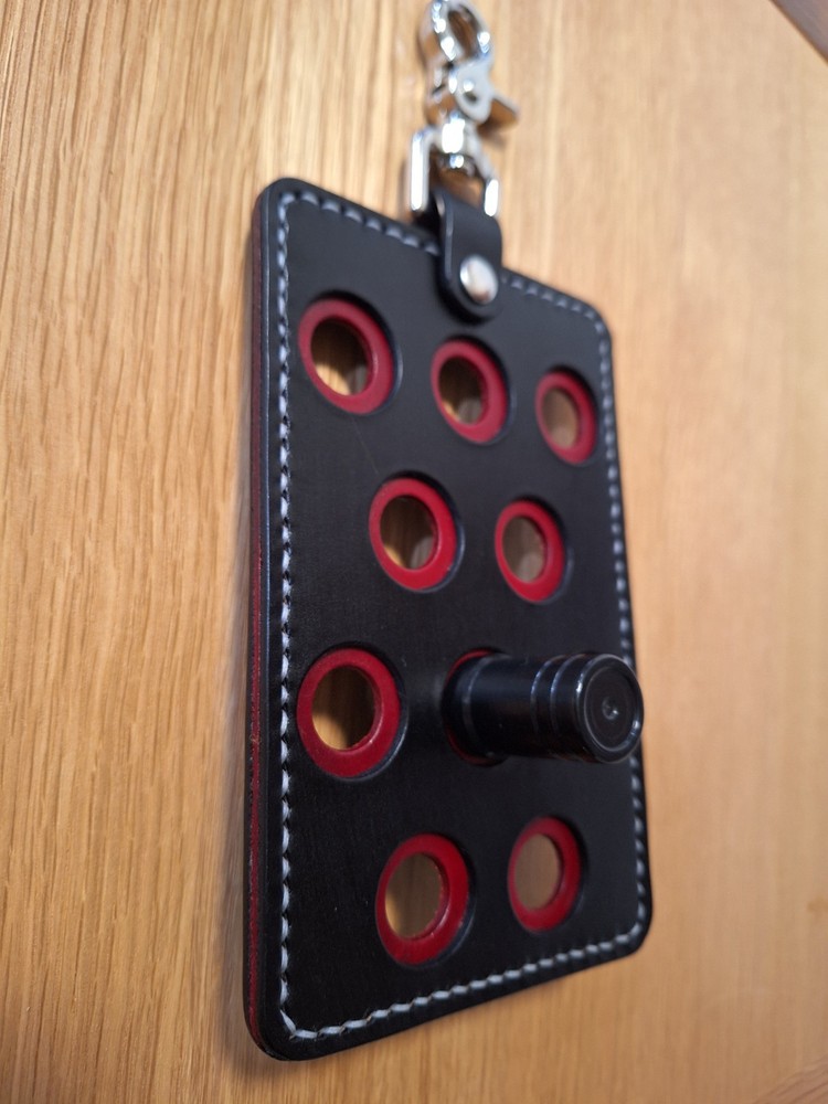 10 Hole Leather Pool Cue Thread Protector Holder