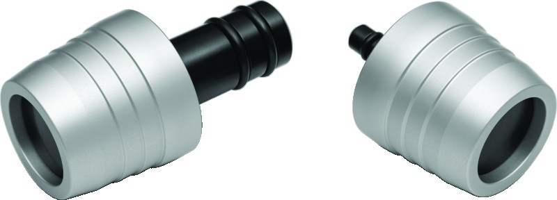 Kuryakyn Lodestar Front Axle Sliders Silver 3826