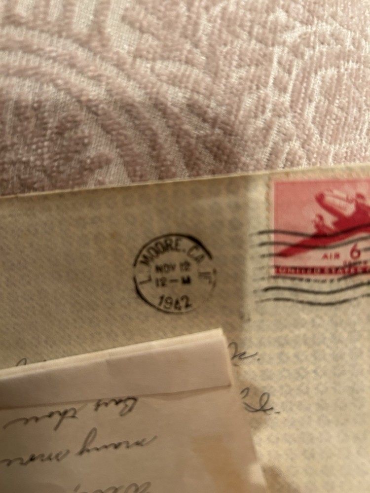 Correspondence Letters From WWII , 1942