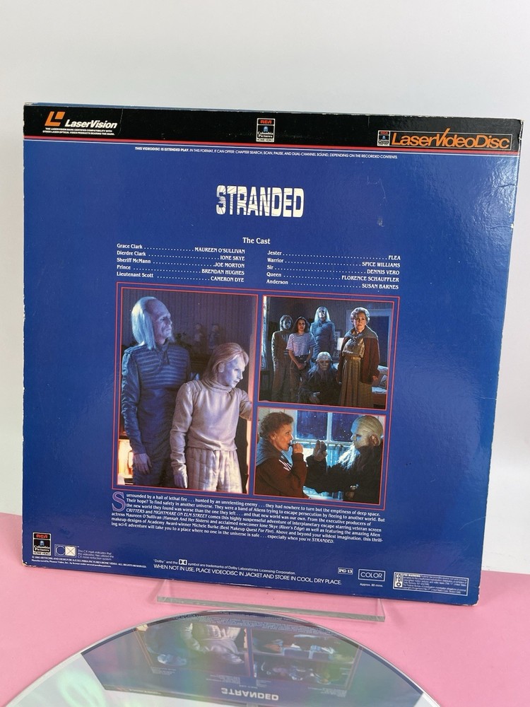 "Stranded" LaserVideoDisc Laserdisc LD - Ione Skye