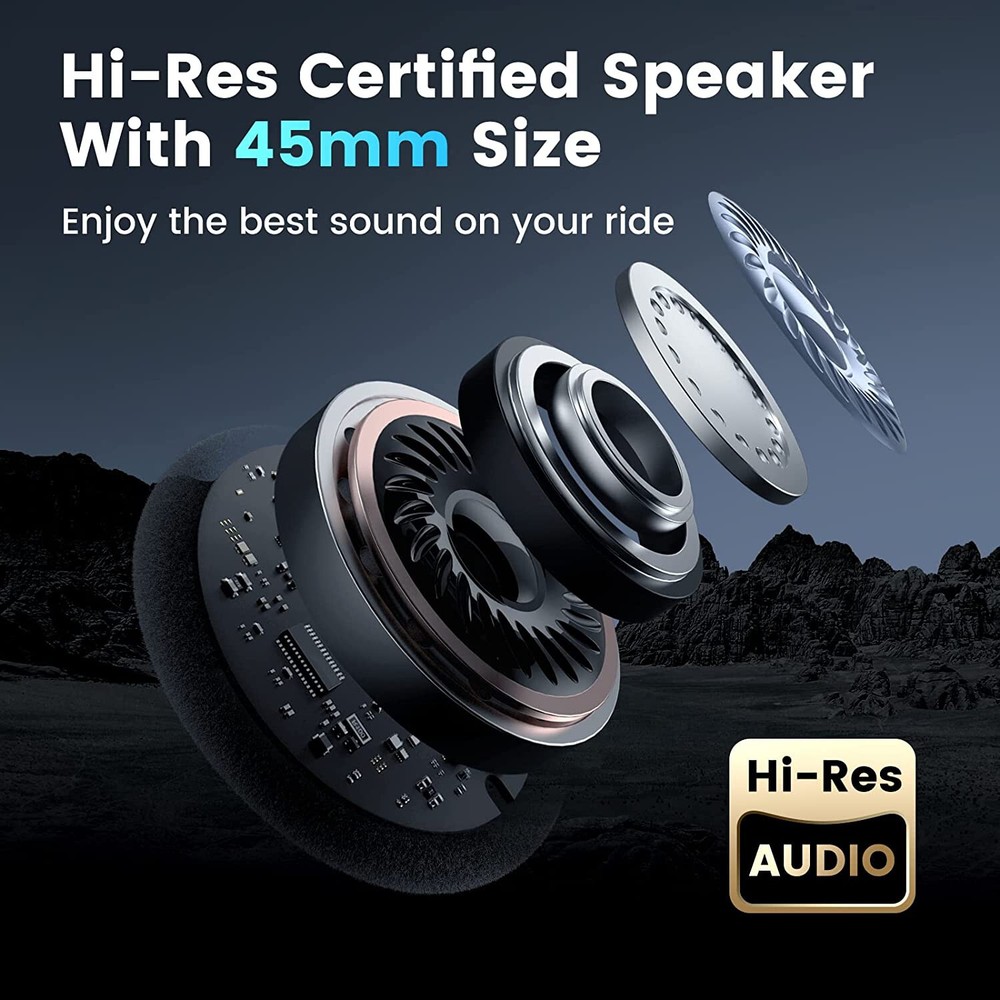 2Pcs Motorcycle Helmet Bluetooth Intercom Headset HD Camera Recoder 2K