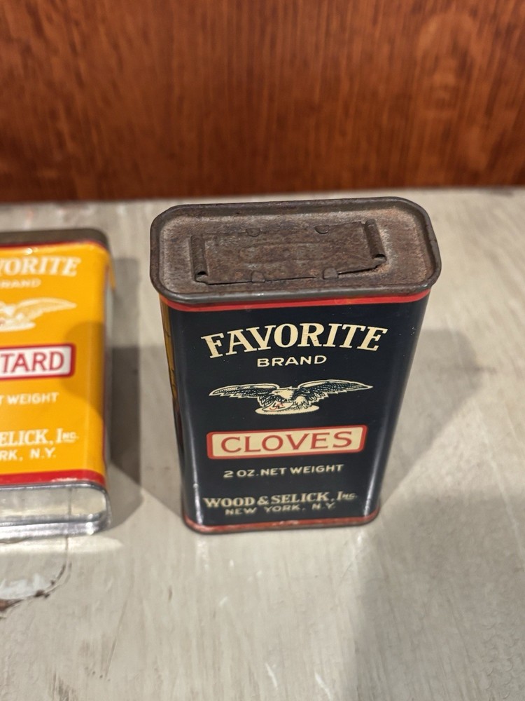 Favorite Brand Spice Tins