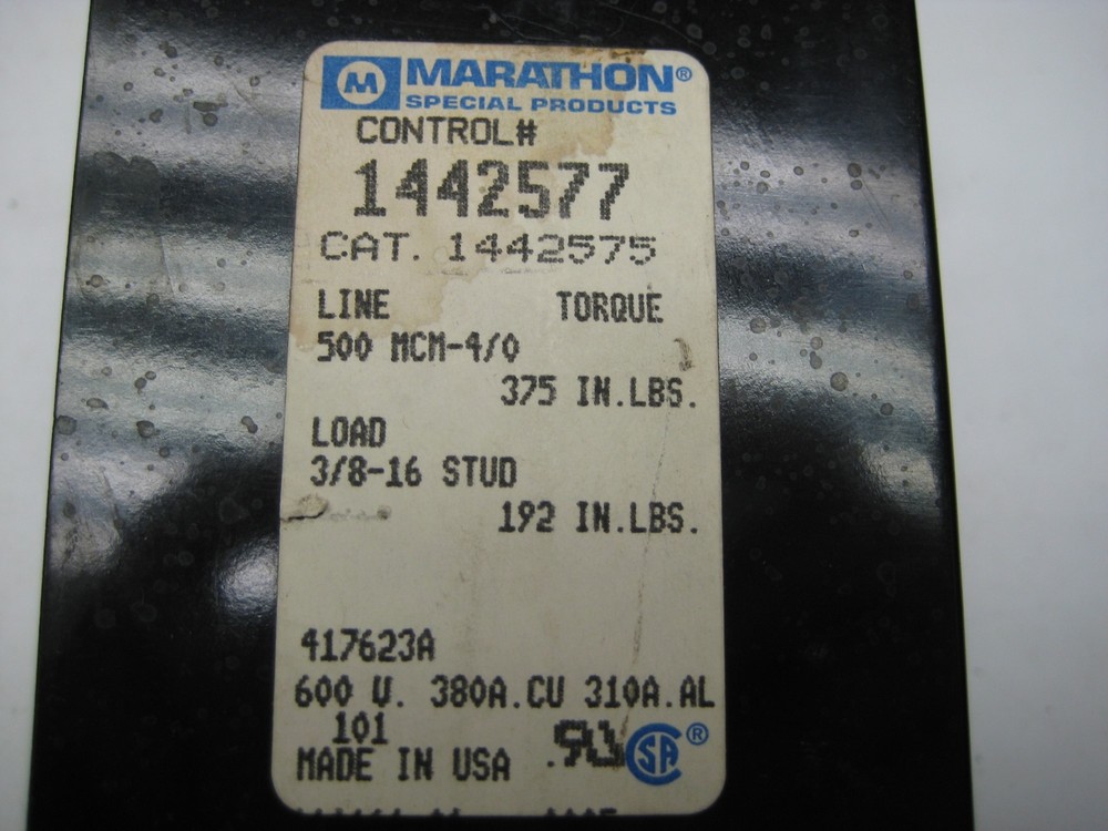 MARATHON 1442575 TERMINAL BLOCK NSNP