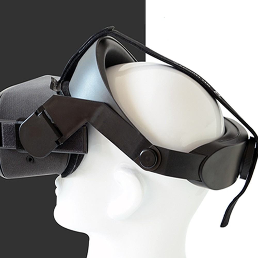 Adjustable Headband Head Strap with Headphone for /// Quest VR Headset HYA