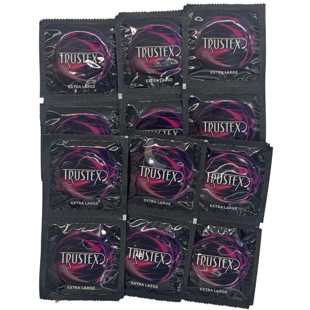 Trustex Extra Large Lubricated Condoms | 12-Pack