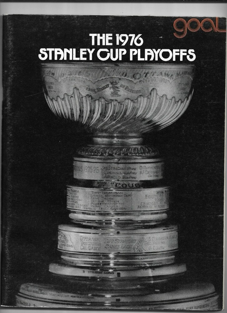 1976 Islanders vs Canadiens Stanley Cup Hockey Playoff Program  Very Good